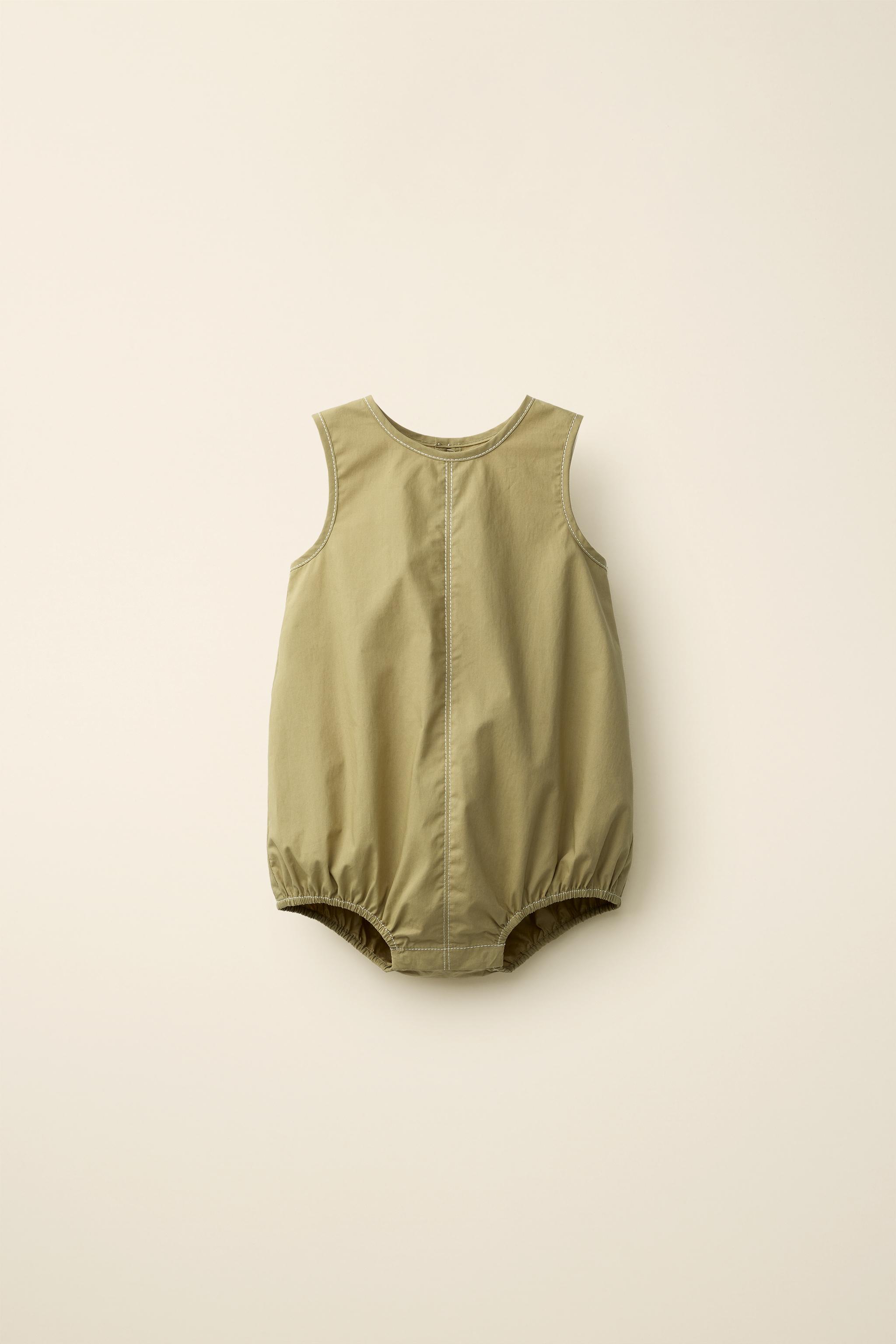CONTRAST STITCH ROMPER CREATED BY CARAMEL LONDON X ZARA